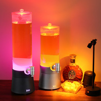 Ember Es Berlampu LED Warna-warni, Bak Minuman Bercahaya untuk Pesta Bar, Pernikahan, Pajangan Koktail, Grosir