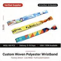 Bracelet personnalisé de haute qualité en sublimation |   Bracelet en tissu avec logo de marque pour événements et festivals - Premium et personnalisable