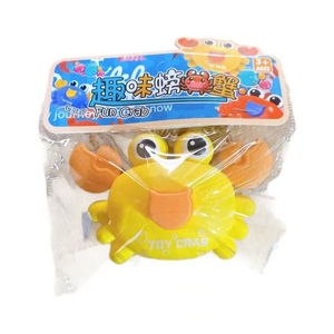 Simpatici giocattoli di piccolo granchio per bambini nuovi e piccanti per auto Mini stampa di ritorno per animali premono pressa per granchio e vanno giocattoli per auto in plastica granchio giocattolo per bambini - Product Image 1