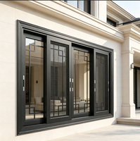 Ventanas Corredizas de Doble Acristalamiento de Diseño Moderno para Casas y Villas, Apertura Horizontal, Ventana de PVC con Malla Antimosquitos