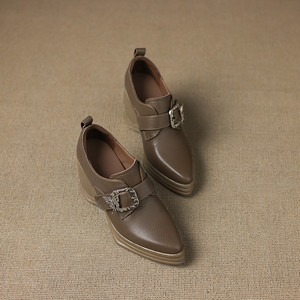 Zapatos de Cuero para Hombre de Lujo Estilo Italiano para Boda, Camuflaje, Formales, Sin Cordones, Oxford, Hechos a Mano, Ligeros para Otoño - Product Image 2