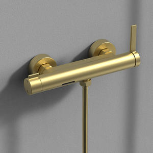 Vimijia All-Copper Dual-Function Wall-Mounted Portable Shower Set Liftable Small Shower Head Hot Cold Water Bath Shower Faucets - Product Image 2