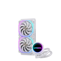 Refroidisseur de processeur de bureau LOVINGCOOL, refroidissement par eau, éclairage LED ARGB, interface ARGB automatique, installation sans pilote, boîtier d'ordinateur à liquide