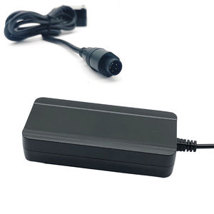 Cargador de Batería de Litio de 36V CC 42V 2A 84W con Enchufe Estadounidense para Bicicleta Eléctrica con Conector Redondo de 5 Pines Phylion - Product Image 1