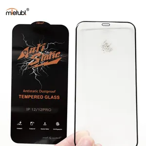 2023防静电屏幕保护器防尘玻璃适用于Iphone 13 12 11 2.5D钢化玻璃