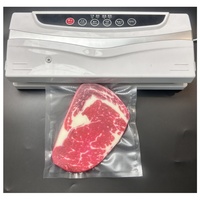 Groothandel BPA-vrije Food Saver Textuur Geëmbosseerde Vacuümzakken Transparant/zwarte Rollen voor gebruik in de keuken
