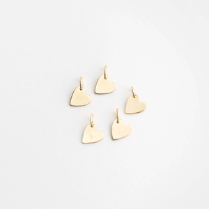 Pendentif Cœur Classique en Acier Inoxydable, Petit Charm Cœur <span class=keywords><strong>pour</strong></span> la Création de Bijoux DIY (Colliers et Bracelets) - Product Image 4