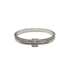 Brazalete de Moda en Acero Inoxidable 316L con Baño de Oro PVD, Joyería Sostenible y Resistente para Mujer - Product Image 2