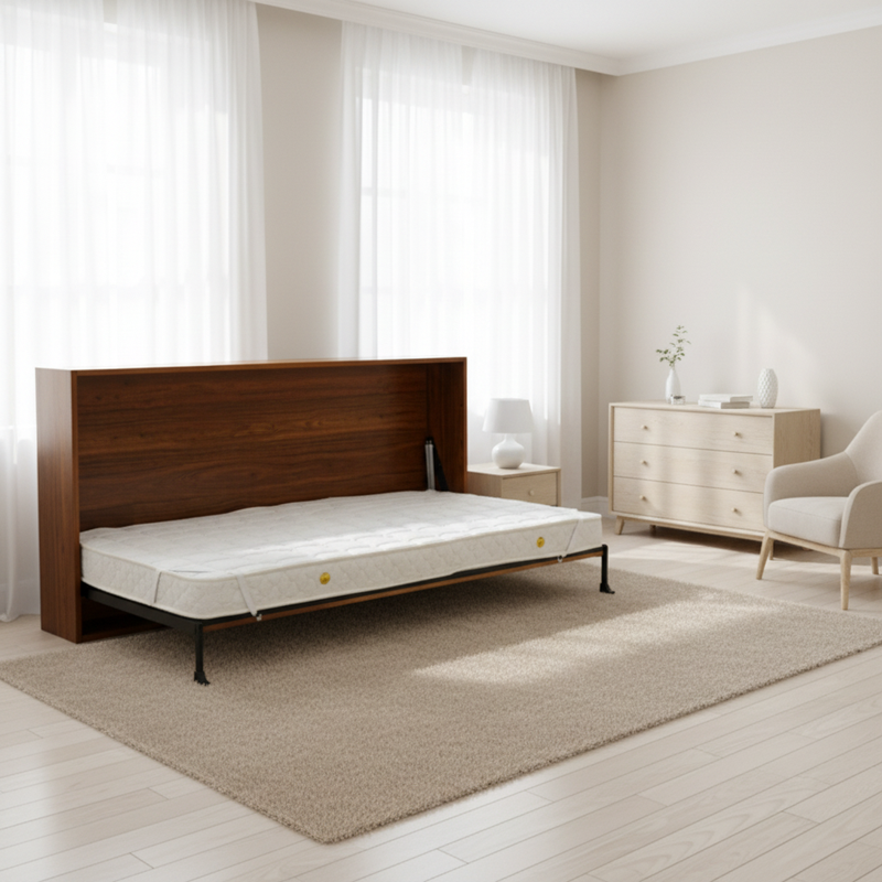 Invisible Manual Folding Bed Hardware for