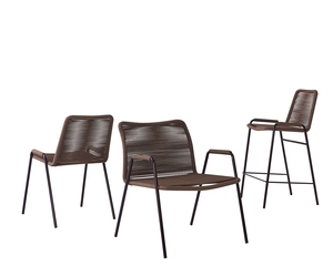 Lusso Design moderno <span class=keywords><strong>Rattan</strong></span> sedia da pranzo convertibile interno/esterno per mobili per la casa - Product Image 6