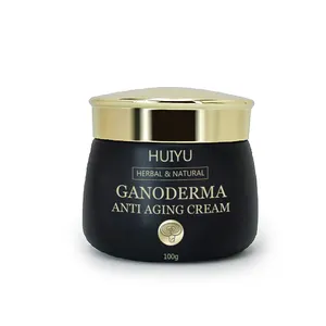 Marque privée Crème hydratante pour le visage à base de plantes Ganoderma naturel Anti-âge Crème pour le visage réparatrice de la barrière de la peau pour les femmes