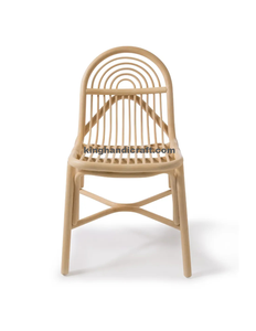 Chaise pour enfants en rotin naturel fait à la main pour mariage, fête et banquet | Meubles de sièges pour enfants tissés écologiques - Product Image 2