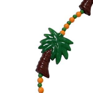 חרוזים סיטונאיים שרשרת שרשרת אור עץ קוקוס עיצוב מרדי מסיבה טובה - Product Image 3