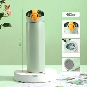 460ml Custom Logo Best Selling Fashion Design Sublimation Stainless Steel <strong>Water</strong> Bottle Silicone Straw <strong>Water</strong> Filter Bottle - Product Image 3