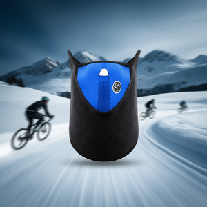 D0100XUB5CV Maschera Mezza Faccia in Neoprene Traspirante per Sport Invernali Ciclismo Unisex Blu - Product Image 2