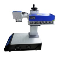 Machine de marquage laser UV de type bureau 3W 5W pour marquage de verre et métal de carte PCB en plastique or et argent Mini machine de marquage laser UV