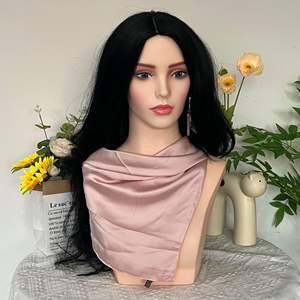 <span class=keywords><strong>Tête</strong></span> de <span class=keywords><strong>mannequin</strong></span> réaliste en PVC rotative et détachable MCY, grande taille, avec support pour collier et boucles d'oreilles, support pour perruque, moule d'affichage - Product Image 5