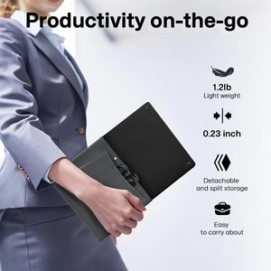 Kwumsy cho <span class=keywords><strong>Mac</strong></span>/thắng/CHROME Multiscreen 14 "1920x1080 với đứng bên ngoài đa màn hình bổ sung Màn hình máy tính xách tay - Product Image 6