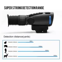 Caméra thermique 384*288 avec vision nocturne 25mm 35mm 3X 6X 9X, enregistrement vidéo, PIP et WiFi