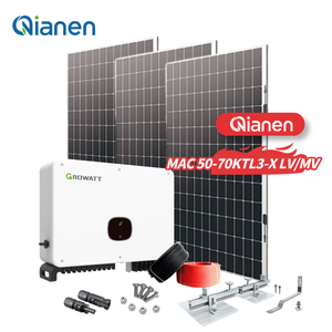 Qianen 50-70kw hệ thống năng lượng mặt trời hoàn chỉnh hệ thống bảng điều khiển năng lượng mặt trời công nghiệp thương mại với bộ điều khiển lưu trữ năng lượng MPPT - Product Image 1