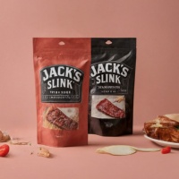 Sachet Doypack Personnalisé Noir Mat Givré Réutilisable à Fond Plat avec Fermeture Zip pour Aliments, Impression Héliogravure, Recyclable