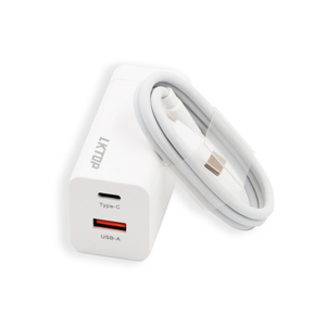 LKTOP 65W GaN เครื่องชาร์จอเนกประสงค์สำหรับ Mini 4 Pro/Air 3/Avata 2 รองรับการชาร์จแบตเตอรี่โดรน รีโมทคอนโทรล และสมาร์ทโฟน - Product Image 1