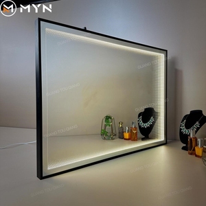 <span class=keywords><strong>Espejo</strong></span> de túnel montado en la pared personalizado, hoja de <span class=keywords><strong>espejo</strong></span> transparente sin fin decorativo para <span class=keywords><strong>espejo</strong></span> infinito LED 3D innovador - Product Image 1