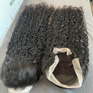 Pelucas de Encaje Frontal Completo Rizado Birmano al por Mayor, Listas para Enviar, Pelucas de Encaje HD Transparente Disponibles, 100% Cabello Humano Listo para Usar - Product Image 1