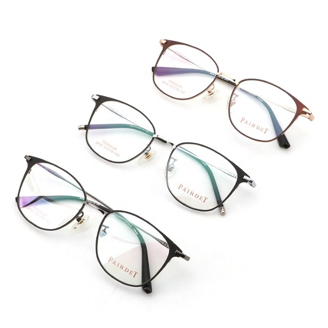 Shenzhen Eyewear Factory Design Beta Titanium Eyeglasses Best Titanium Optical Glasses