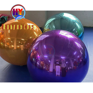 Boule à miroir gonflable décoration en PVC boule à miroir personnaliser ballon de fête de Noël et d'Halloween - Product Image 2