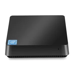 2021 T11加4G 64G Window10迷你PC Z8350四核100M lan AC双WiFi高清VGA显示媒体播放器电视盒