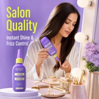 FLOWER SECRET Minyak Rambut Keratin Argan Profesional 50ml Pengontrol Keriting Kilau Ekstrem OEM Agen Label Pribadi Dicari