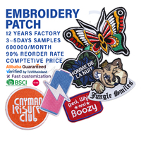 Patchs brodés personnalisés 3D à coudre ou thermocollants pour vêtements, badges brodés, lettres, logos brodés pour vêtements et chapeaux
