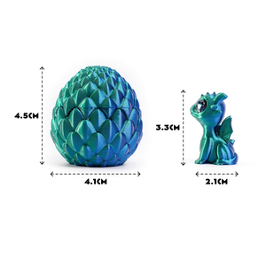 Vashine Matériaux PLA imprimés en 3D respectueux de l'environnement DRAGON avec œuf, Dragon volant créatif en plastique, Œuf de dinosaure, Jouets de rénovation imprimés en 3D - Product Image 2