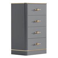 Ensemble de meubles de chambre à coucher de luxe moderne, lit rembourré, armoire, coiffeuse, miroirs, commode, Liberty WOODEX, mobilier complet pour la maison
