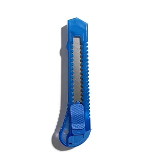 Wholesale Multifunction 18mm Colored Plastic Stationery Paper Cutter Utility <b>Knife</b> with Custom OPP Bag - Product Image 2