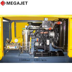 Machine d'hydrodémolition de béton Équipement de préparation de surface à grande échelle 1500 bar Système de nettoyage de chantier naval 120 L/min - Product Image 2