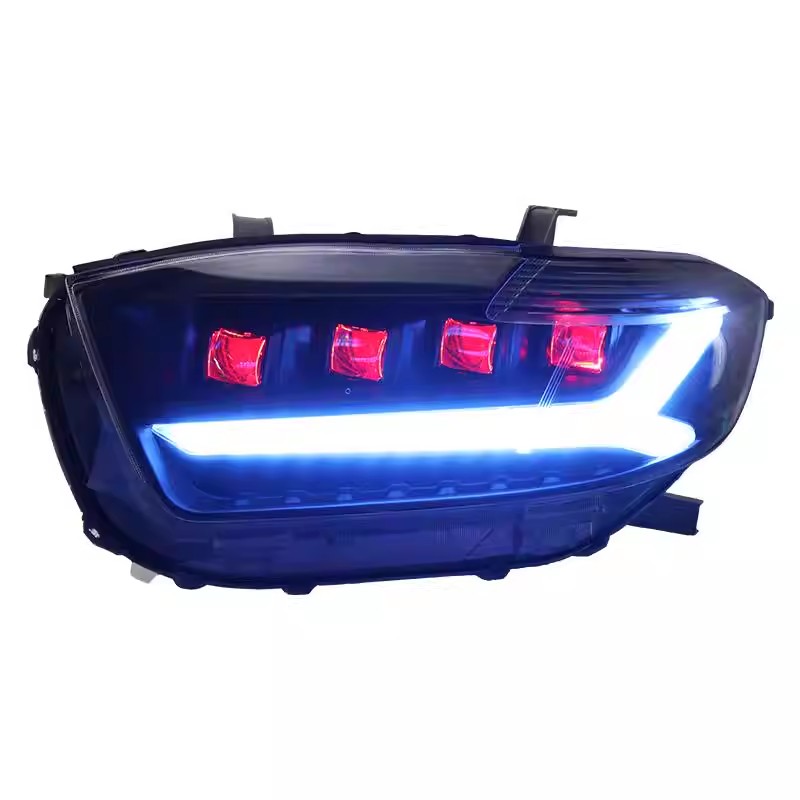 Faro delantero "Ojo de Demonio Rojo"