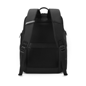 Mochila Ejecutiva Antirrobo Unisex de Nylon y Cuero Premium, Mochila Profesional para Portátil, Mochila Universitaria, Mochila de Viaje - Product Image 4