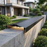 Profilés de bordure en aluminium 6063-T5 sur mesure pour murs, corniche de balcon étanche, protection murale pour projets