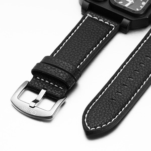 Montre à quartz de luxe Oulm pour homme avec <span class=keywords><strong>grand</strong></span> cadran carré, boîtier vintage, bracelet en cuir, mouvement Miyota, affichage à aiguilles - Product Image 4