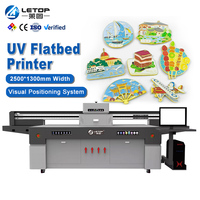 Imprimante à plat à jet d'encre à positionnement visuel LETOP Factory 2513P, machine d'impression UV, fabricant d'imprimantes à plat UV