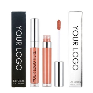 ZHENHAI LOGO personalizado Resaltador Lápiz labial líquido Impermeable Brillo de labios de larga duración - Product Image 1