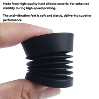 Bantalan kaki anti-getaran untuk Elegoo Centauri Printer karbon 3D bahan silikon keras kualitas tinggi (Empat buah)