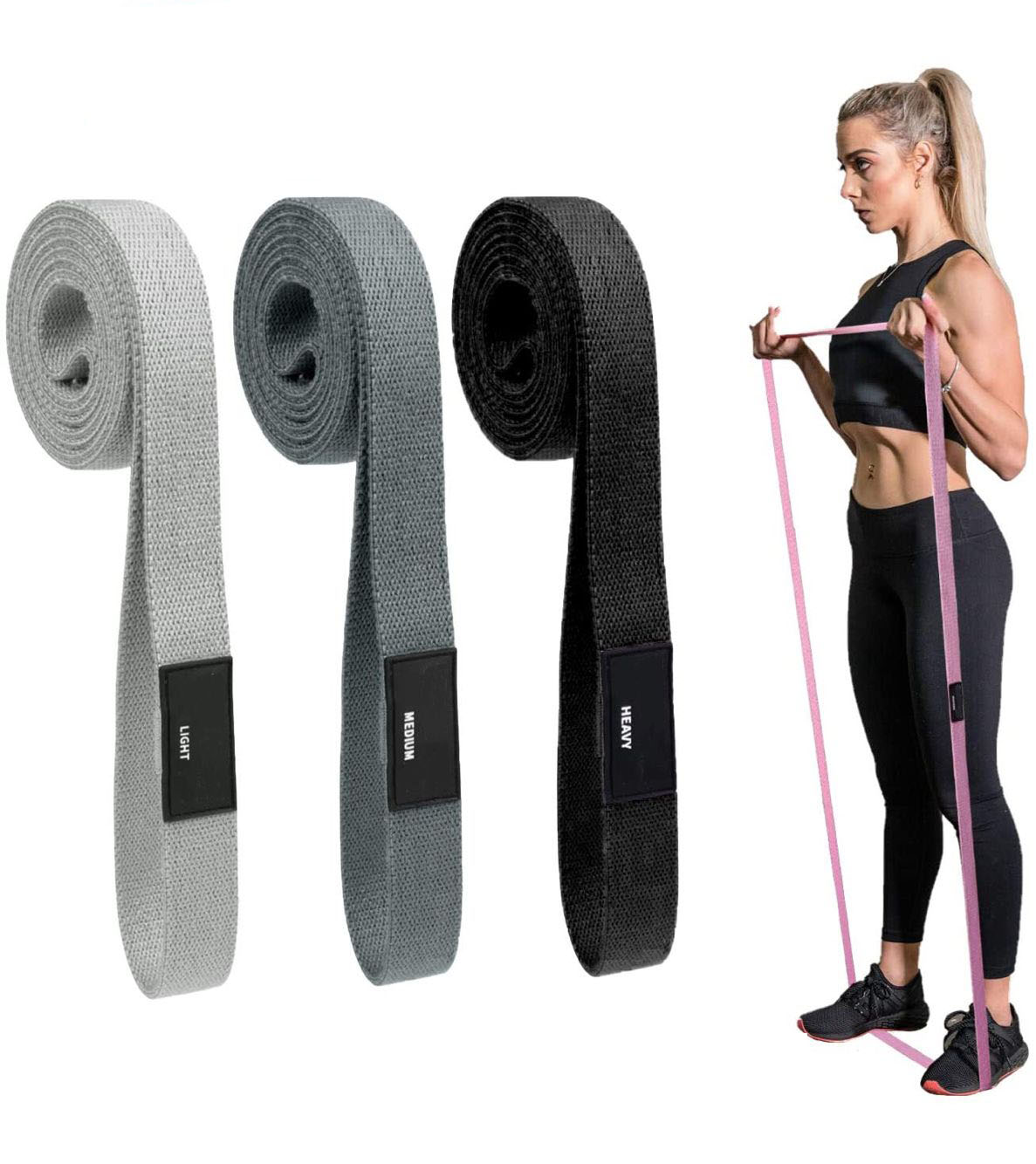 Спортивные Эспандеры для занятий йогой, набор регулируемых эспандеров для фитнеса