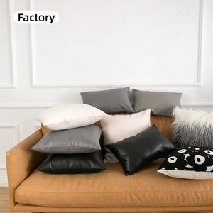 Cojín grande <span class=keywords><strong>para</strong></span> sofá, soporte <span class=keywords><strong>para</strong></span> muebles, venta al por mayor <span class=keywords><strong>para</strong></span> fabricantes, gran cantidad, cojín cuadrado bordado de piel sintética de vaca <span class=keywords><strong>para</strong></span> cabecera de cama y coche - Product Image 5