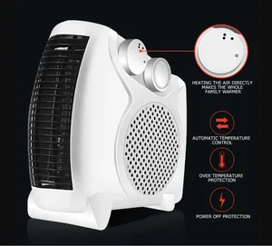 Nuovo Riscaldatore Domestico in Materiale PP da 2000W, Riscaldamento Rapido, Utilizzo Verticale o <span class=keywords><strong>Orizzontale</strong></span>, Doppio Controllo della Temperatura per Ufficio o Bagno - Product Image 4