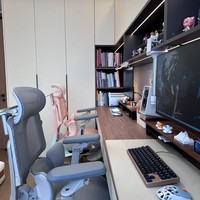 Bureau d'ordinateur YUBAI en MDF écologique et durable avec tiroirs de rangement, design multifonctionnel, surface en PVC, vente directe d'usine pour la maison