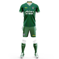 Akilex-Ensemble d'équipe complet personnalisé, sublimation, respirant, séchage rapide, uniforme de football, ensemble de maillots de football