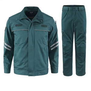 Ensemble d'uniformes de travail en coton antistatique, résistant à l'usure, vêtements de protection pour électriciens, directement de l'usine - Product Image 4